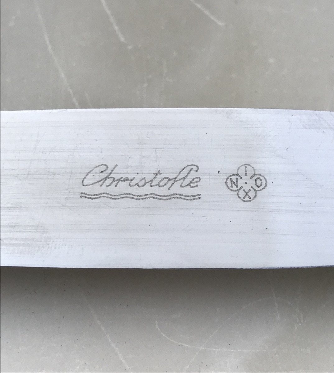 Boîte de 12 couteaux Christofle modèle Spatours-photo-2