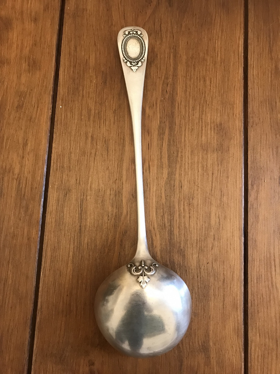 Louche en argent massif 220grammes -photo-3
