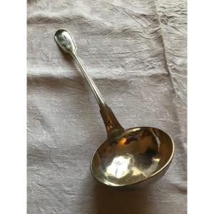 Old Sterling Silver Ladle Minerva 240 Gr