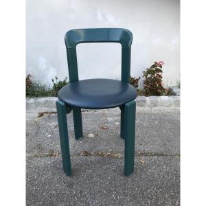 Chaise Bruno Rey bleu circa 1970