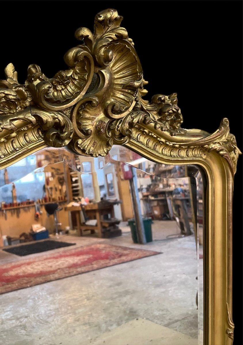 Napoleon III Mirror Louis XV Style-photo-3