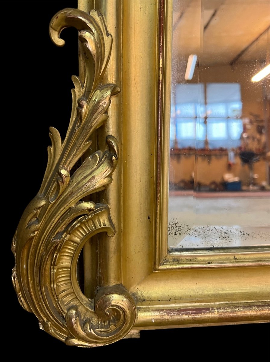 Miroir Napoléon III De Style Louis XV-photo-4