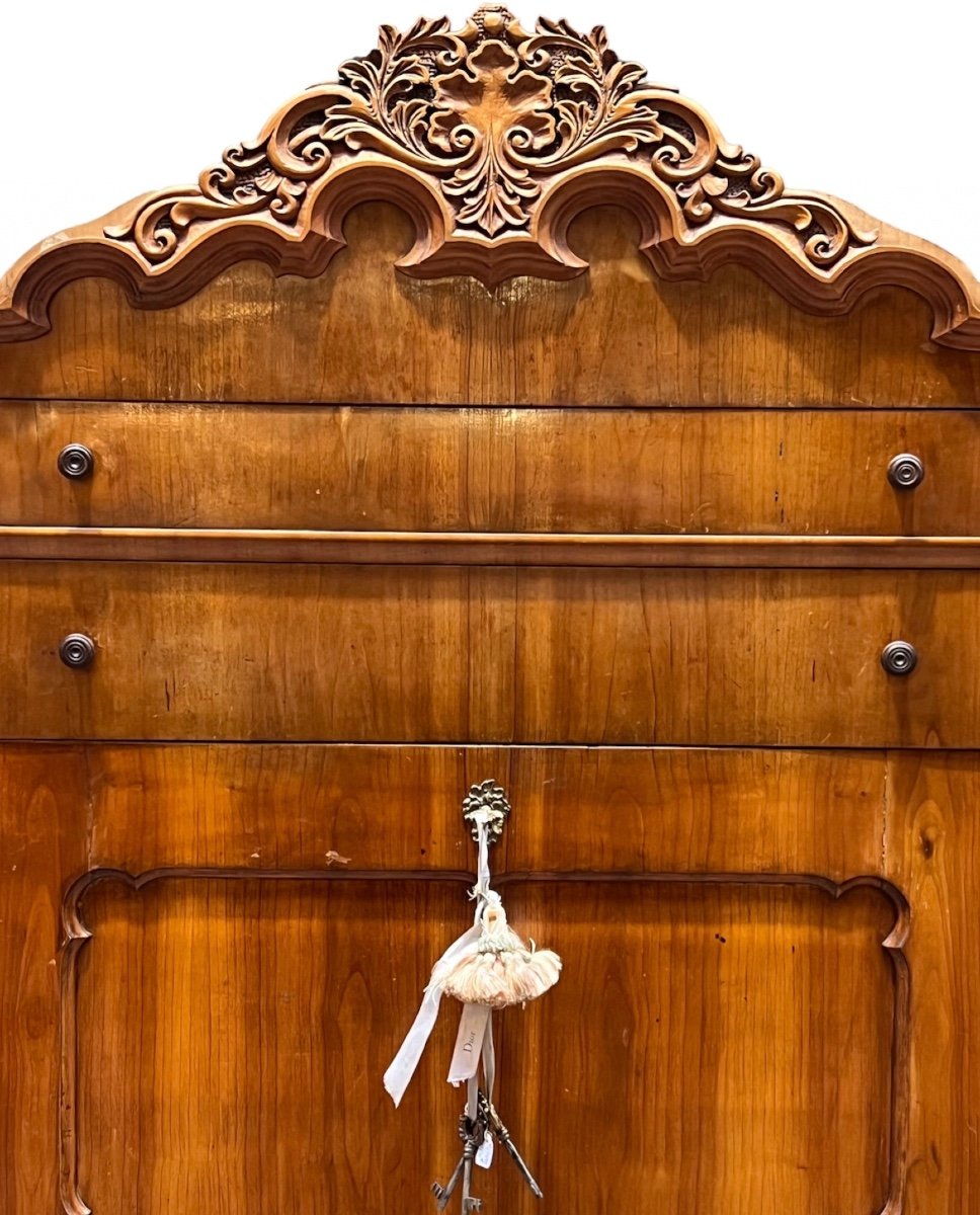 Secrétaire Biedermeier époque Début 19ème-photo-3