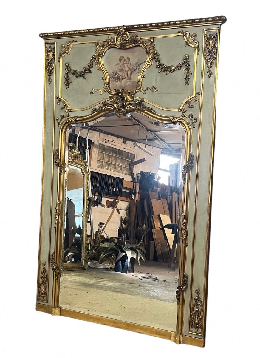 Large Trumeau Mirror - Napoleon III Period