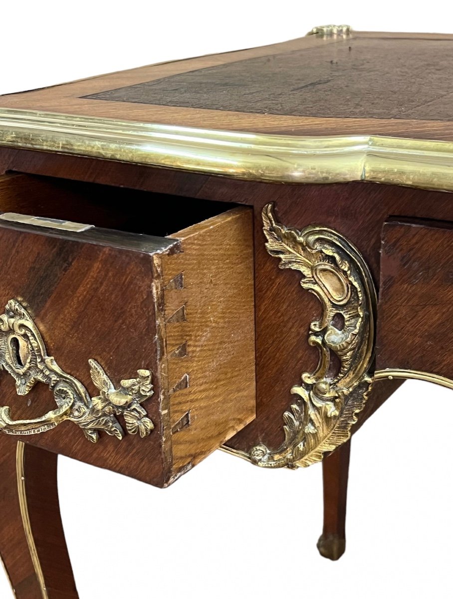 Large Louis XV Style Desk-photo-4