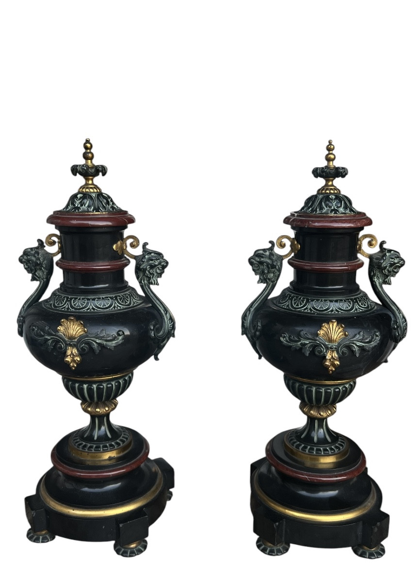 Pair Of Cassolettes - Napoleon III Period