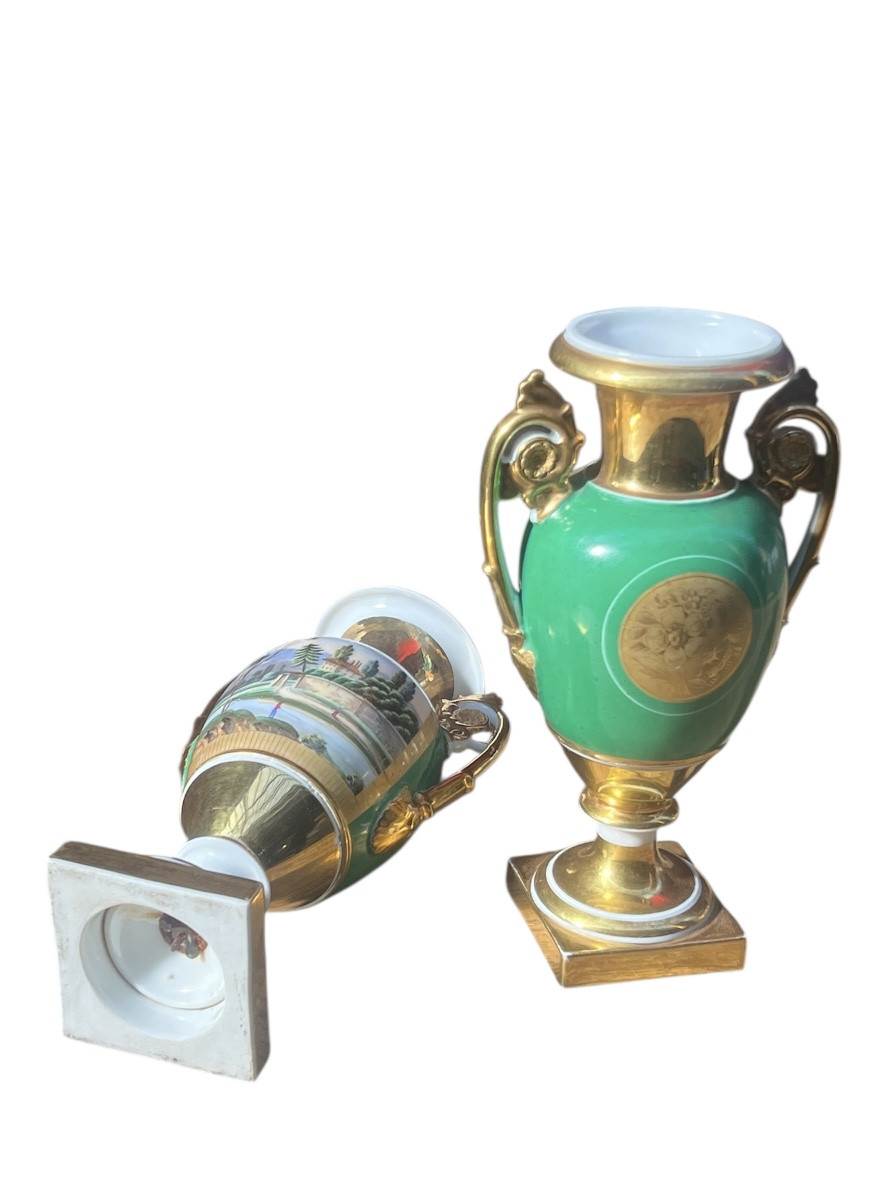 Pair Of Vases - Restoration Period -photo-1