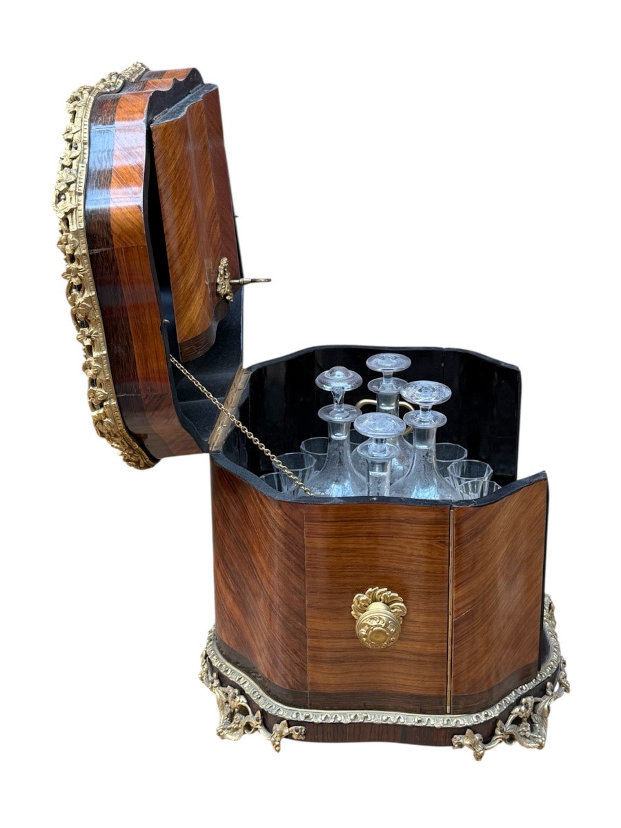 Napoleon III Period Liquor Cabinet -photo-4