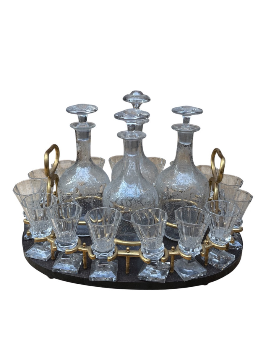 Napoleon III Period Liquor Cabinet -photo-5