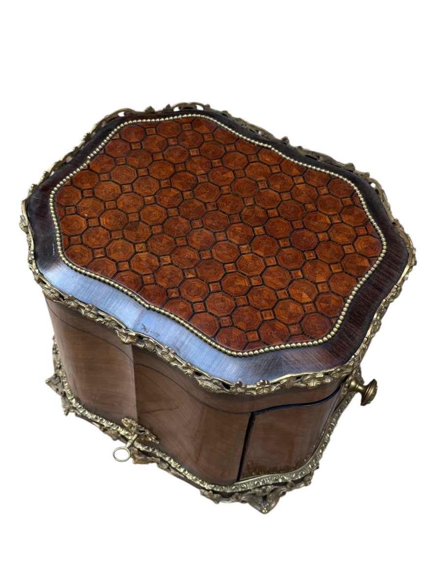 Napoleon III Period Liquor Cabinet -photo-8