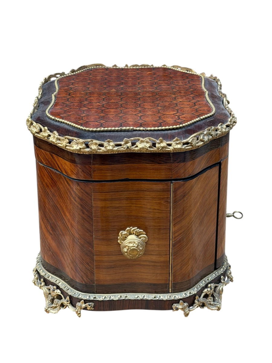 Napoleon III Period Liquor Cabinet -photo-1