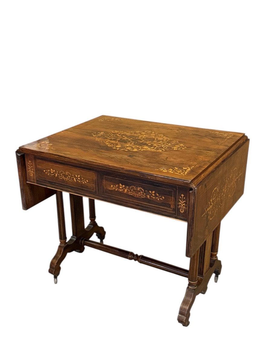 Bureau à volets /  époque Charles X-photo-1