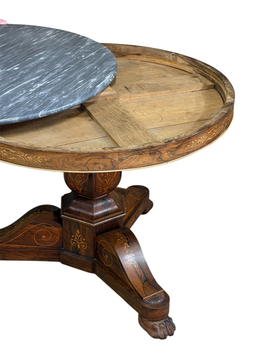 Guéridon / époque Charles X-photo-2