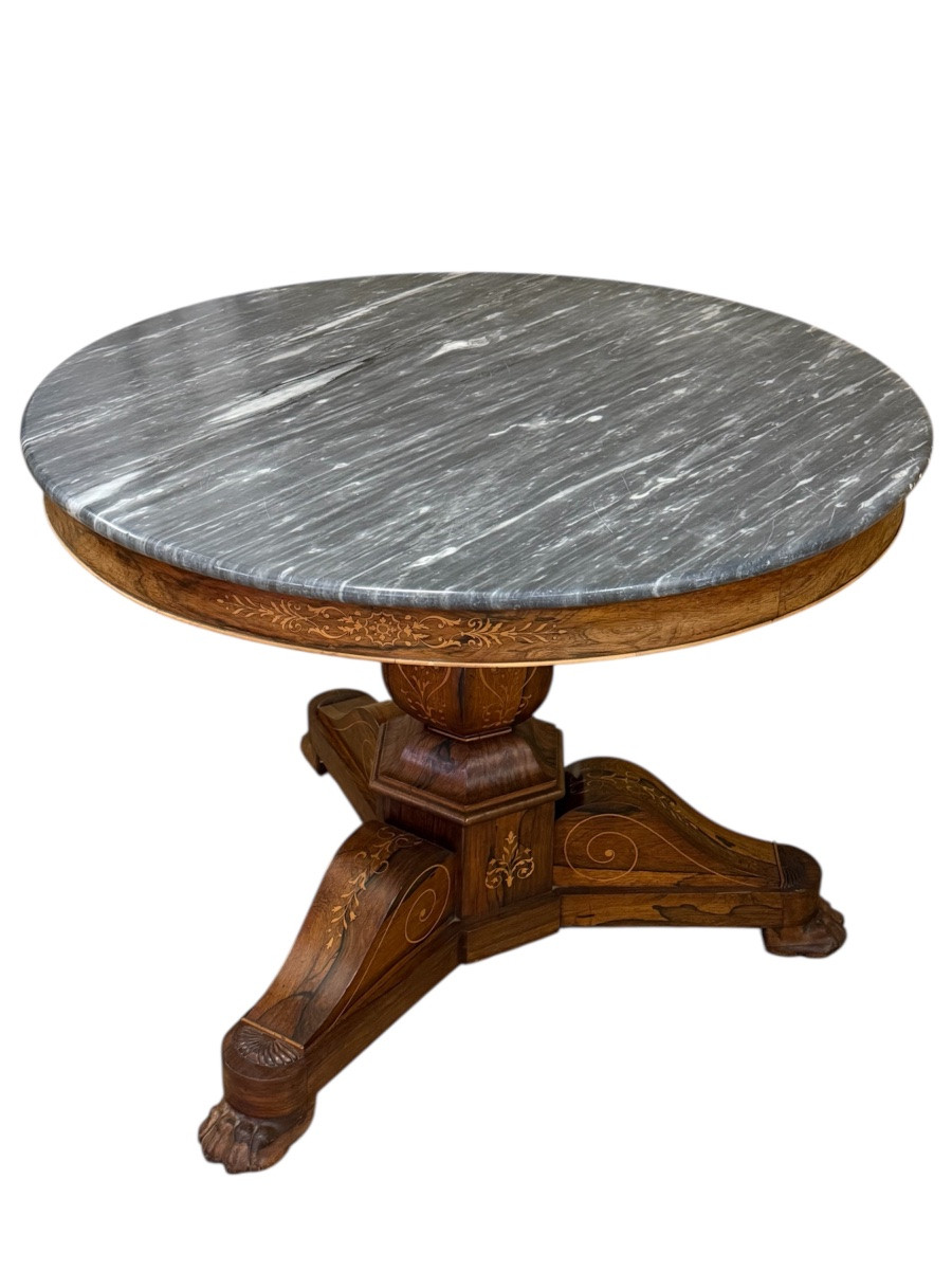 Guéridon / époque Charles X-photo-3