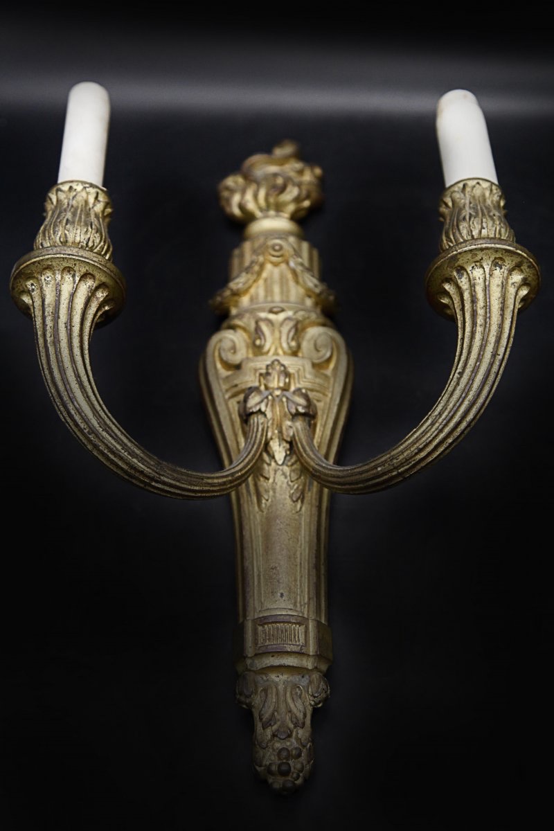 Pair Of Napoleon III Wall Sconces-photo-2