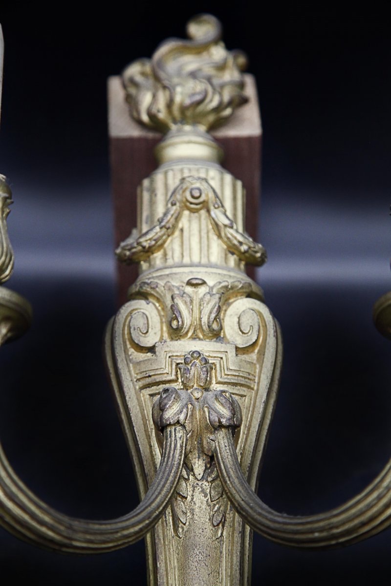 Pair Of Napoleon III Wall Sconces-photo-4