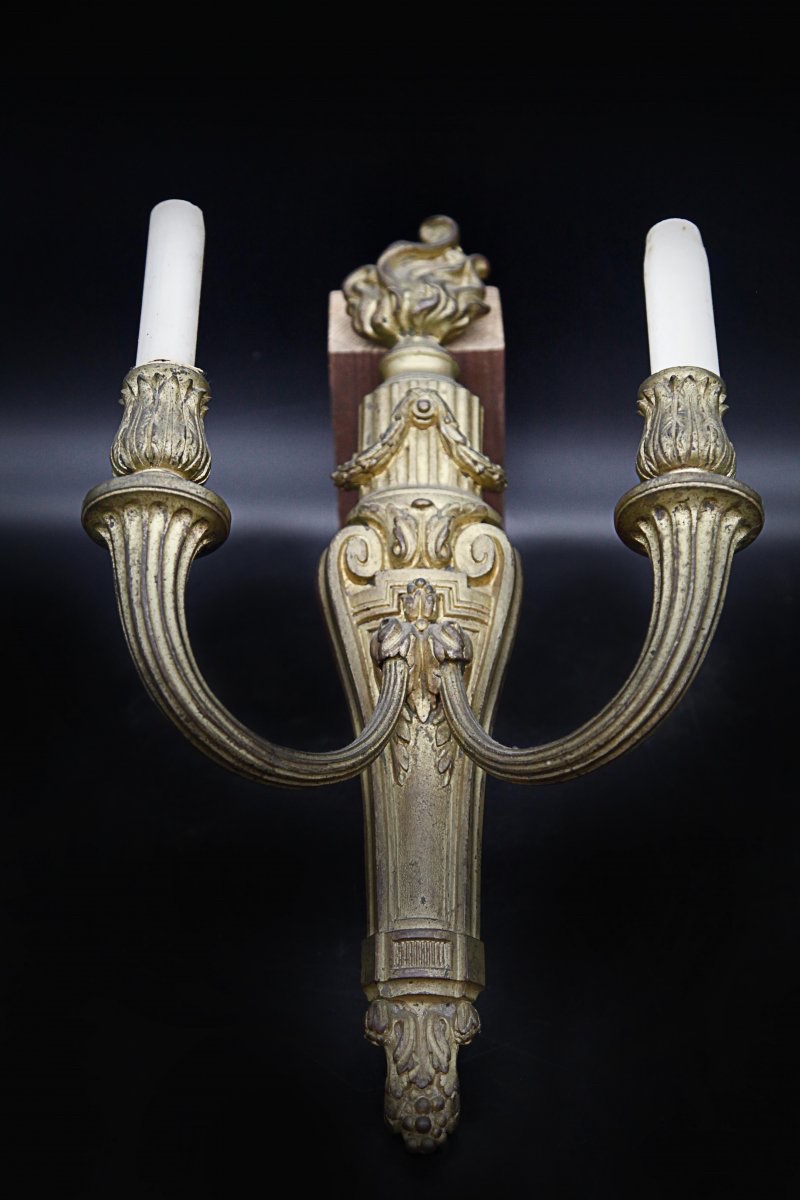 Pair Of Napoleon III Wall Sconces-photo-1