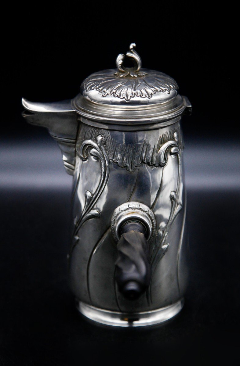 Silver Metal Jug - Louis XV Style-photo-4