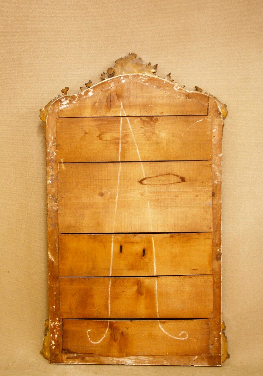 Miroir époque Napoléon III de style Louis XV-photo-2