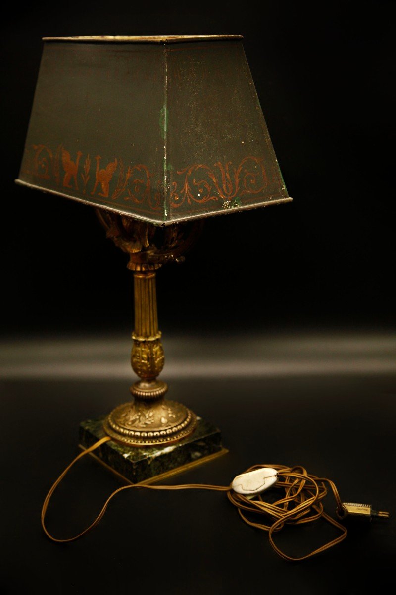 Lampe Bouillotte De Style Empire-photo-2