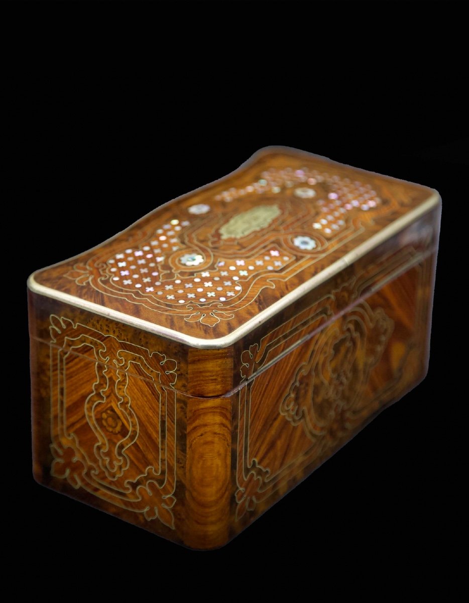 Boite/coffret à Thé Époque Napoléon III-photo-3
