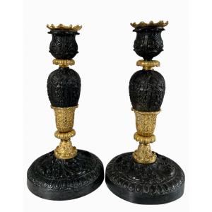 Petite Paires De Bougeoirs 