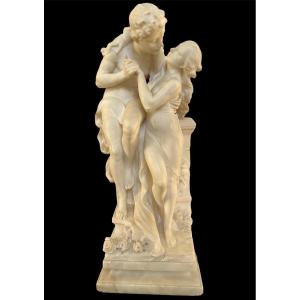 Large Alabaster Statue / Napoleon III Style