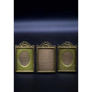 3 Small Louis XVI Style Photo Frames