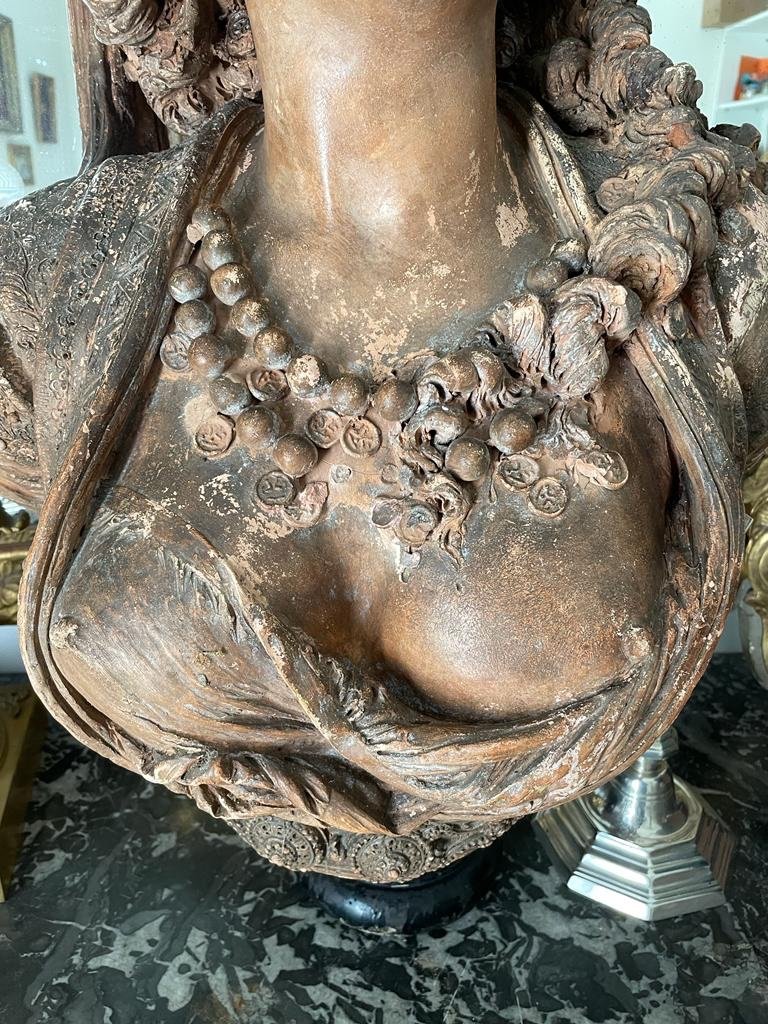 Carrier-belleuse La Belle Orientale Terre Cuite-photo-3