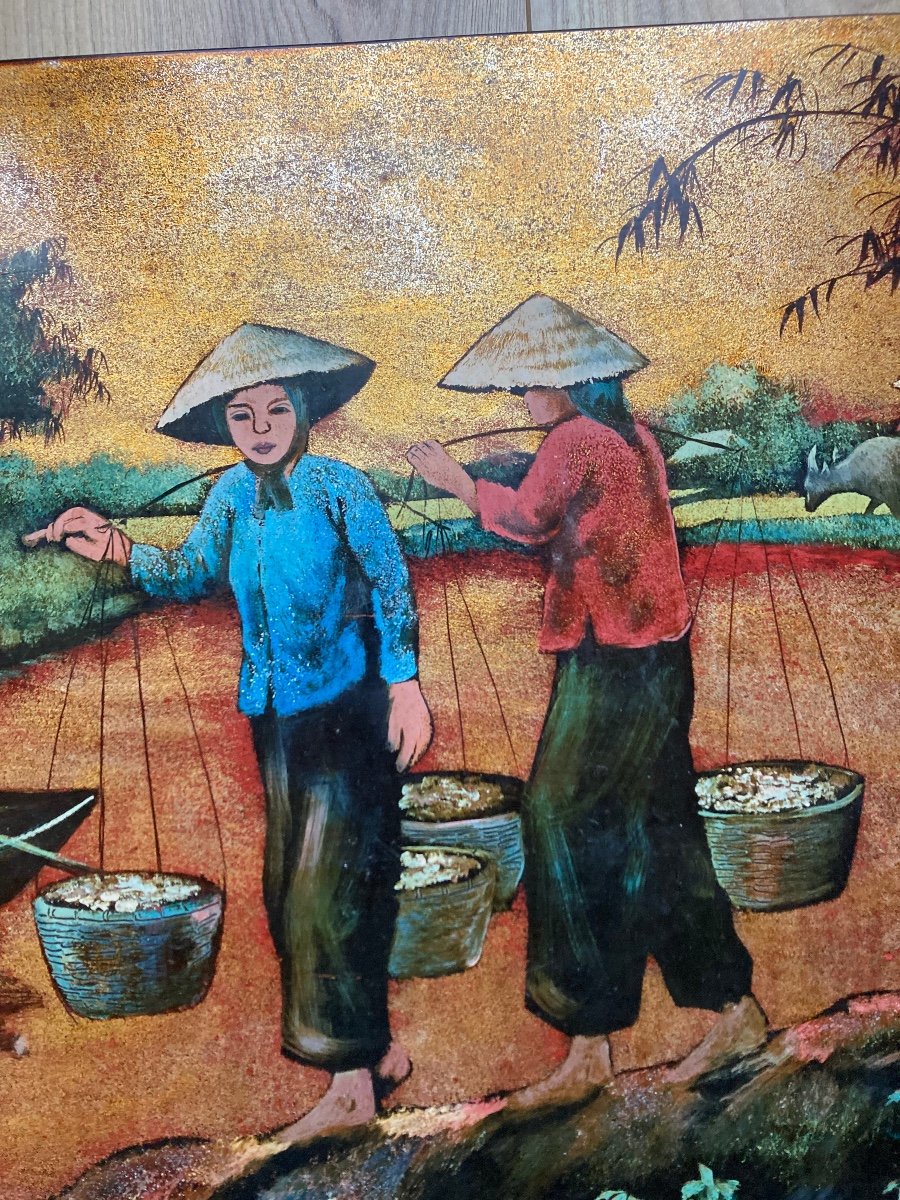 Panneau de Laque Vietnam -photo-2