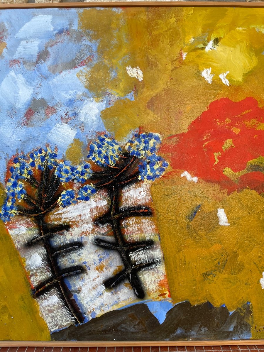 Huile Sur Toile signée Louttre.B datée 2010-photo-3