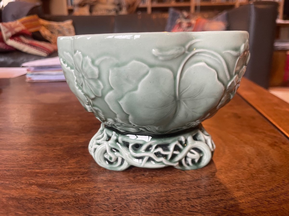 Théodore Deck Polylobed Celadon Cup -photo-4