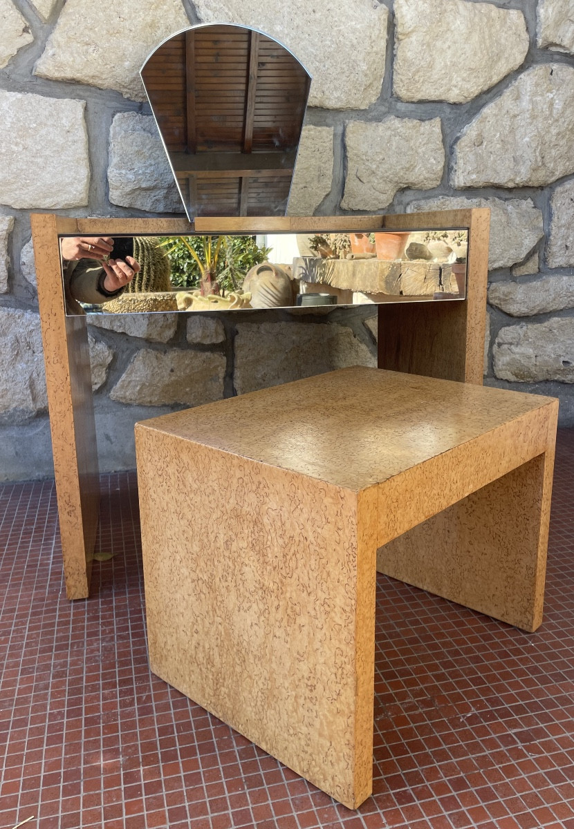 Art Deco Dressing Table And Stool