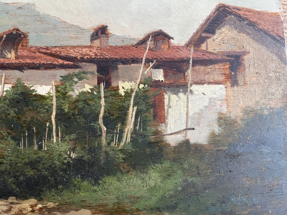 Oil On Solid Uriage Panel From Belledone-photo-4