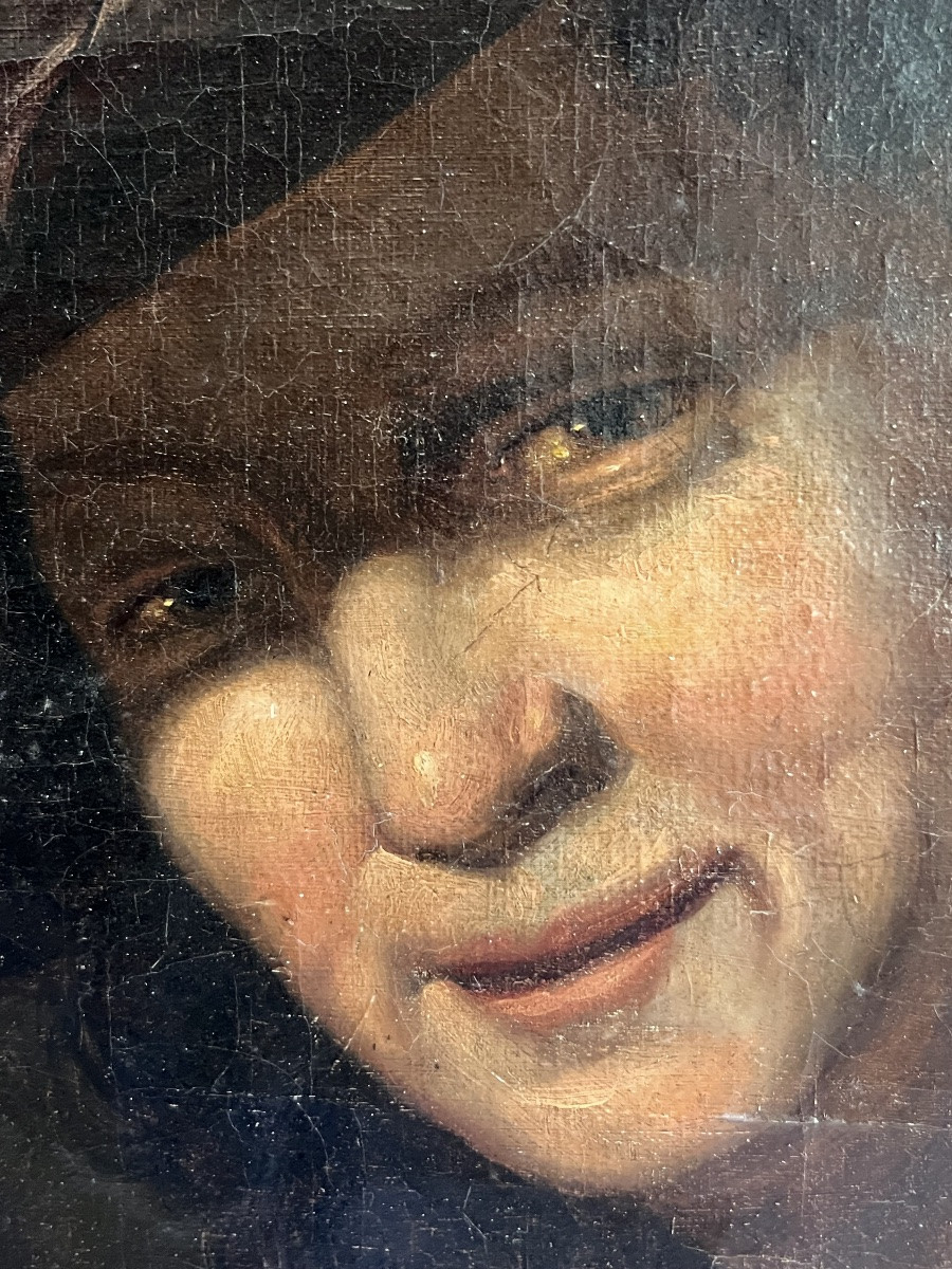 Portrait In The Style Of Frans Hals, 18th Century -photo-5