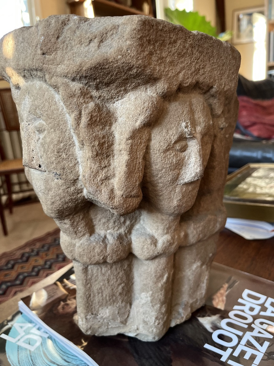 Romanesque Capital In Auvergne -photo-4