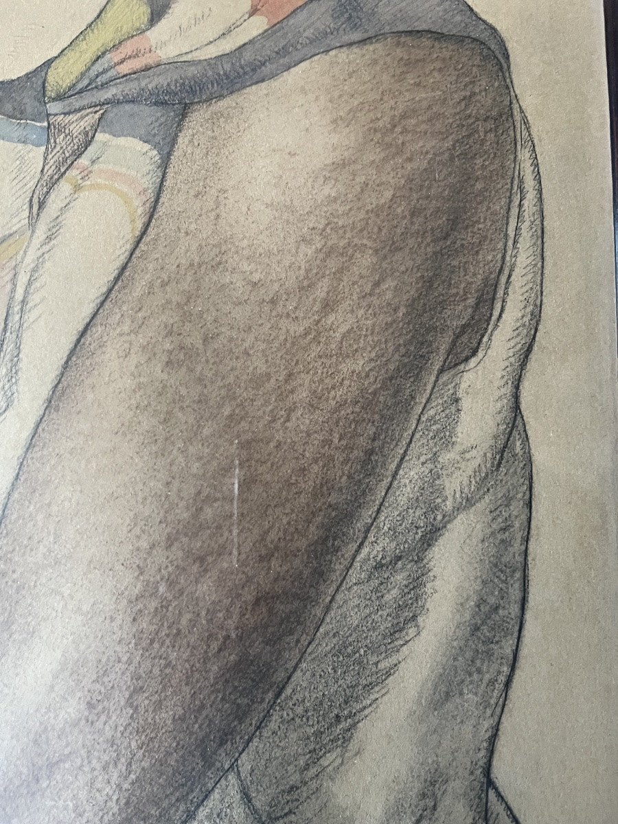 Portrait d’une joueuse de tennis par Robert Philippot 1929-photo-5