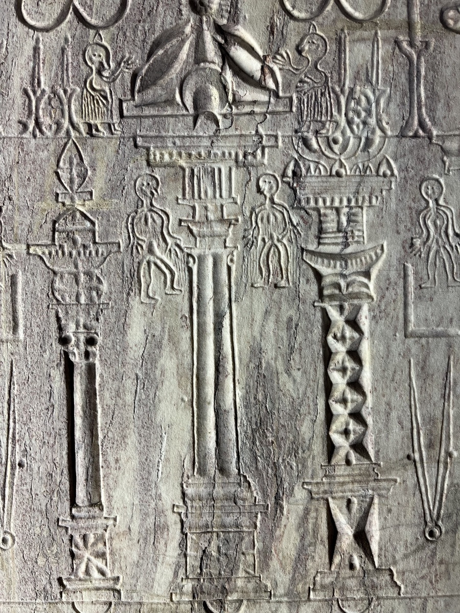 Chef d’œuvre de compagnon marbre XVIIem XIIIem siècle -photo-2