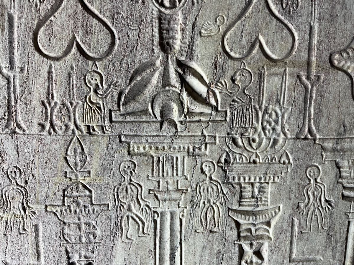 Chef d’œuvre de compagnon marbre XVIIem XIIIem siècle -photo-3