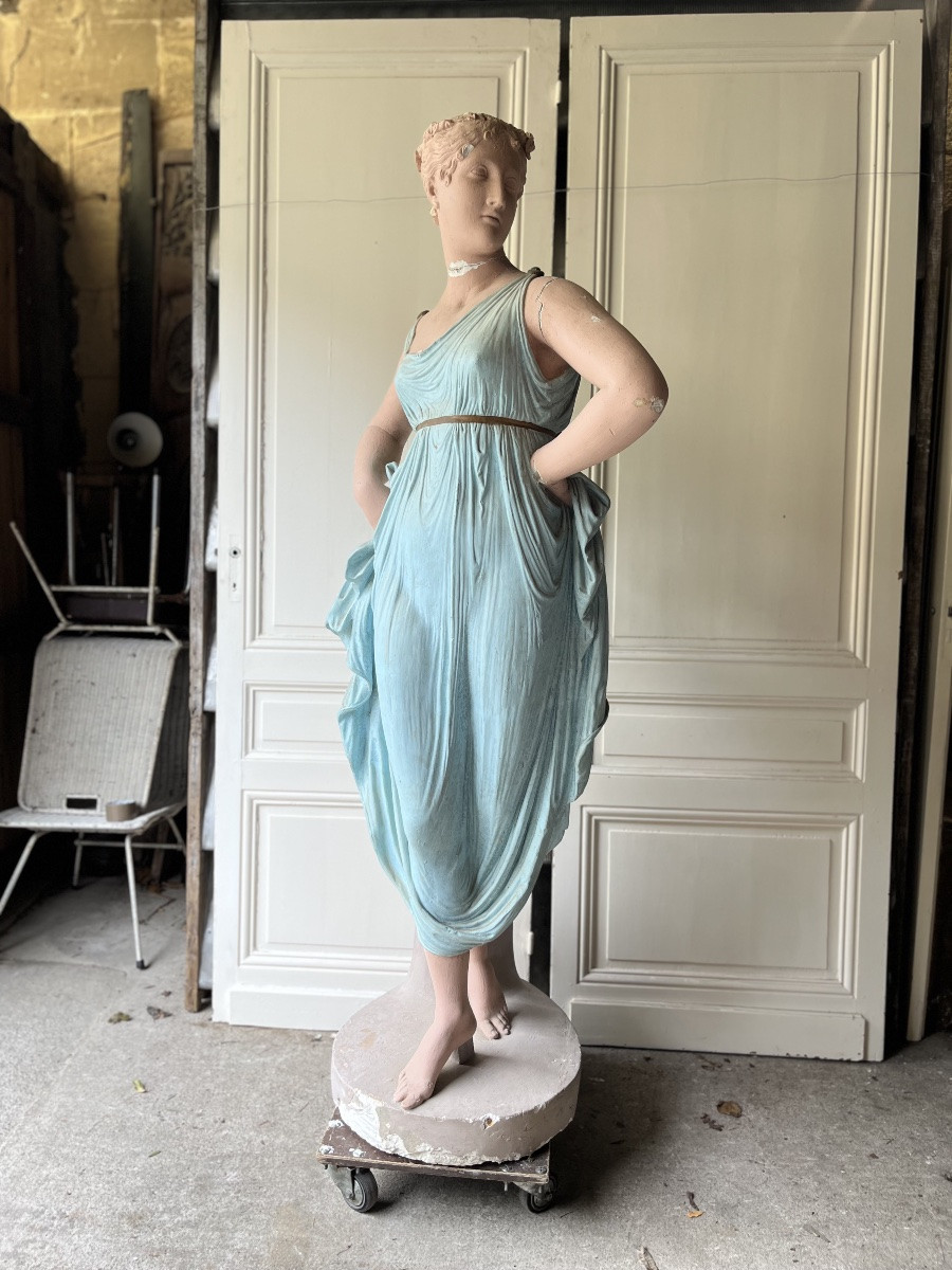 Grand plâtre d’atelier XIXem d’après Canova-photo-3
