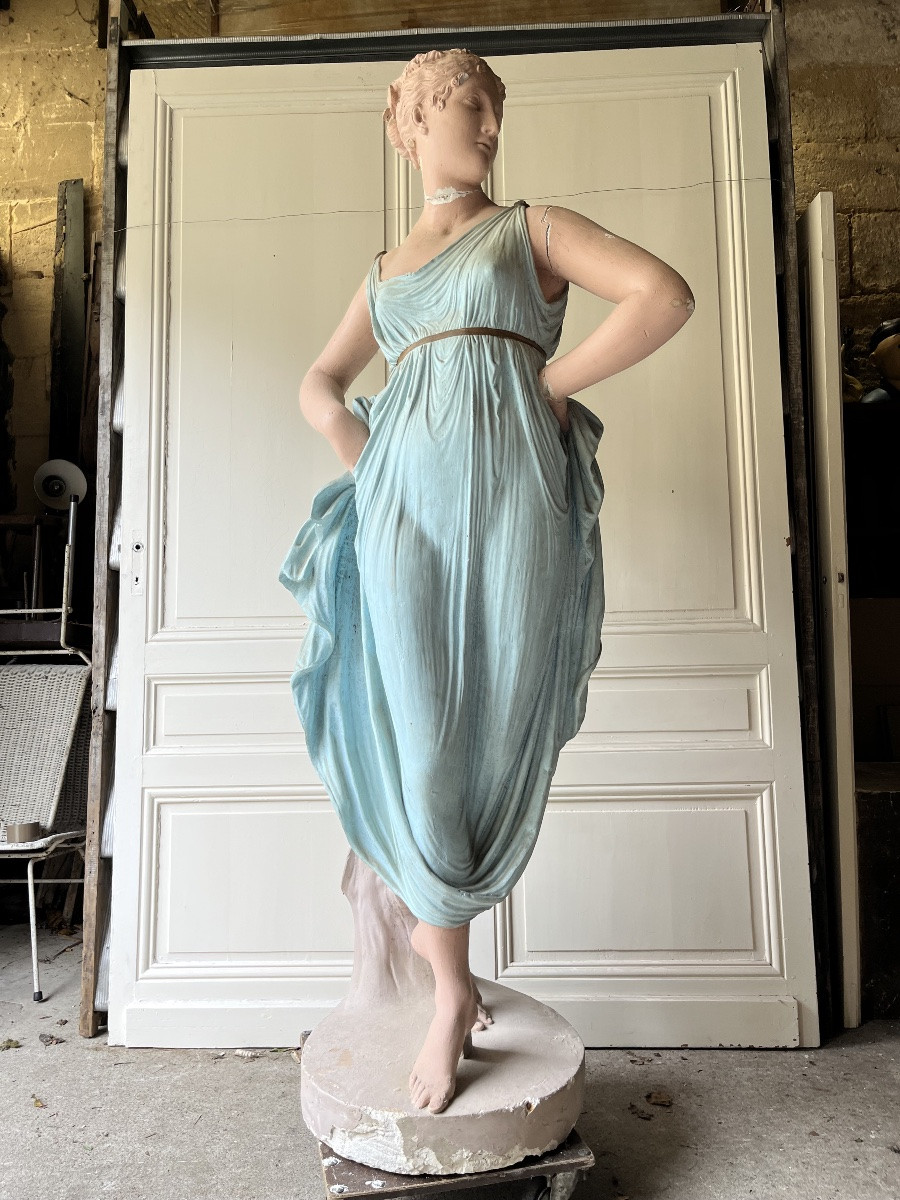 Grand plâtre d’atelier XIXem d’après Canova-photo-1