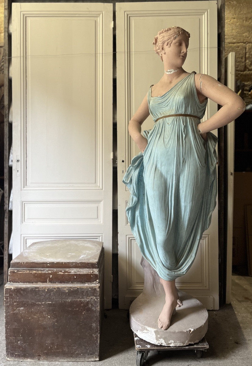 Grand plâtre d’atelier XIXem d’après Canova