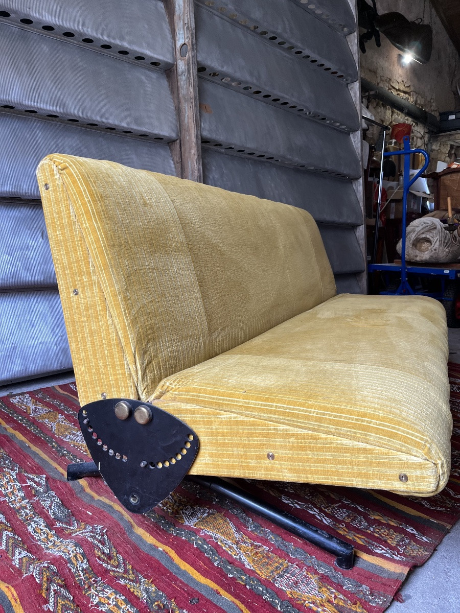 Osvaldo Borsani D70 Sofa, Tecno Edition, 1950s-photo-4