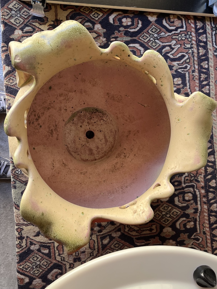 Grand pot en céramique Art Nouveau -photo-1