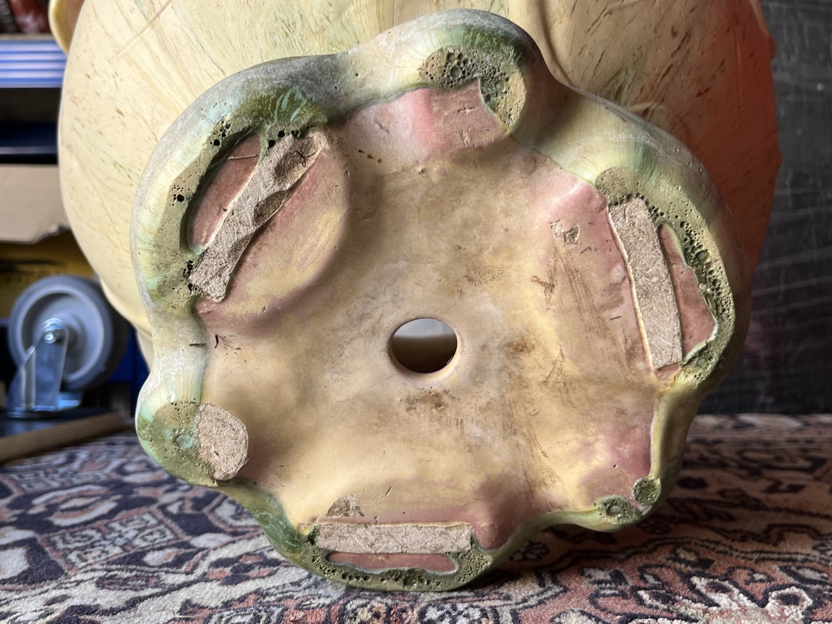 Grand pot en céramique Art Nouveau -photo-2