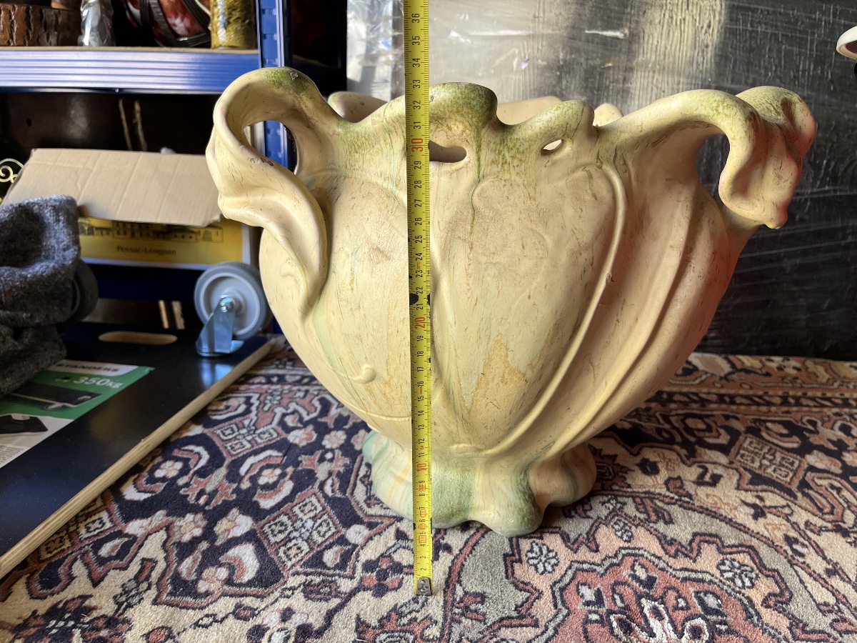 Grand pot en céramique Art Nouveau -photo-6