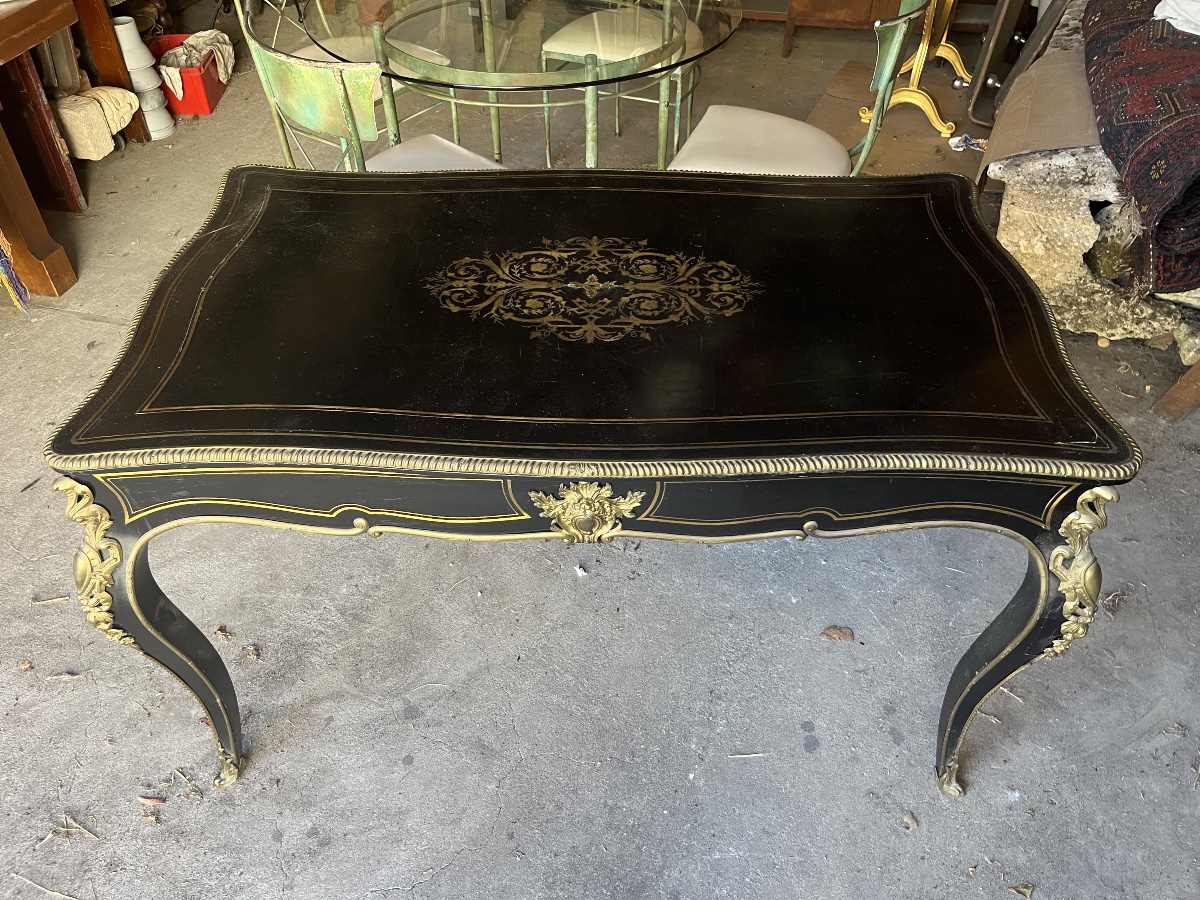 Table de style Louis XV époque Napoléon III -photo-4