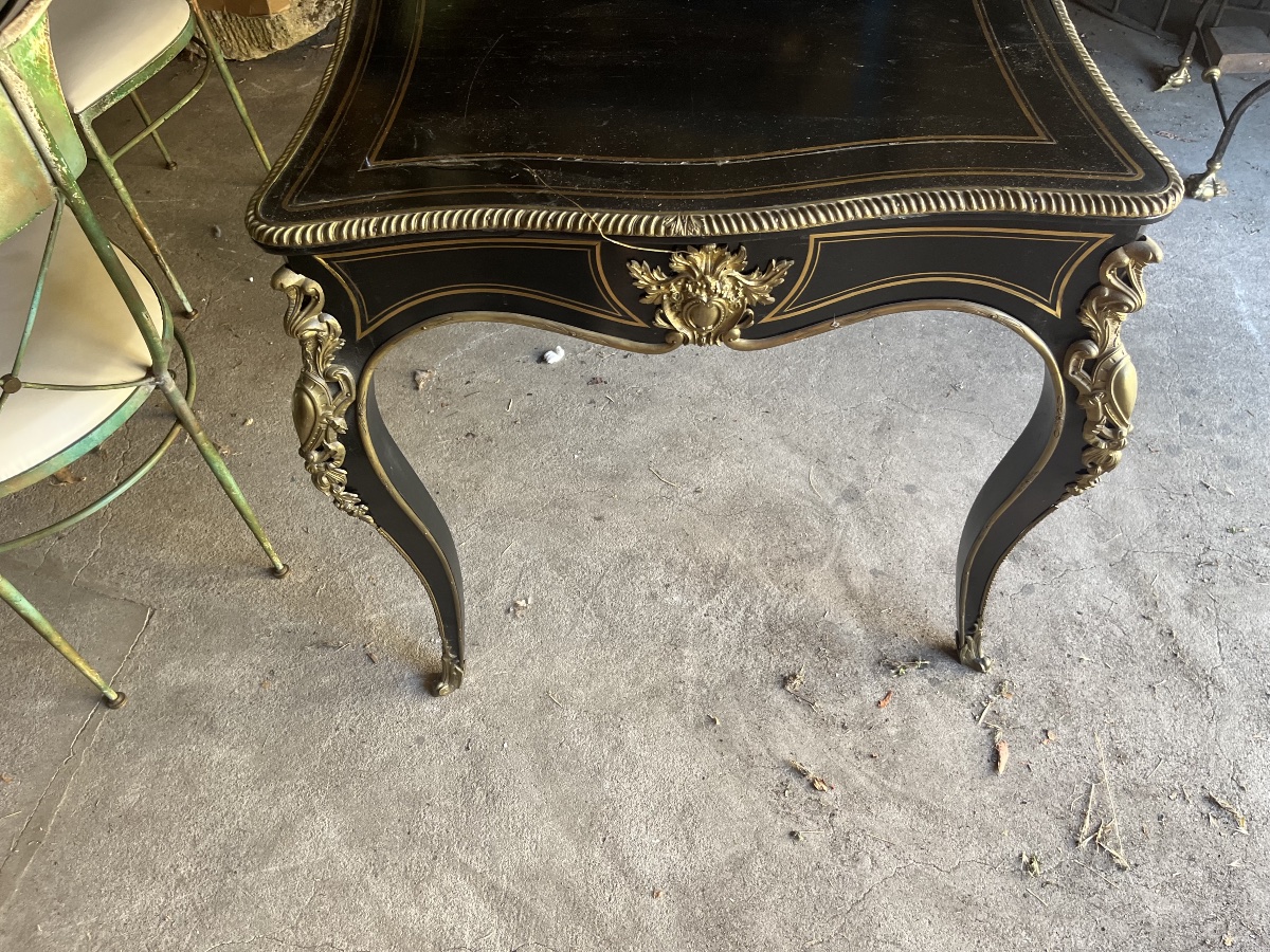 Table de style Louis XV époque Napoléon III -photo-4