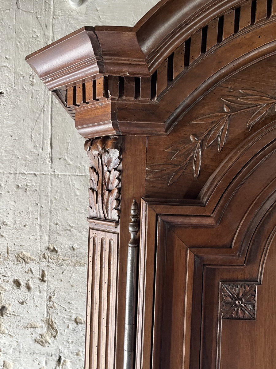 Armoire bordelaise à décor sculpté XVIIIEM siècle -photo-1