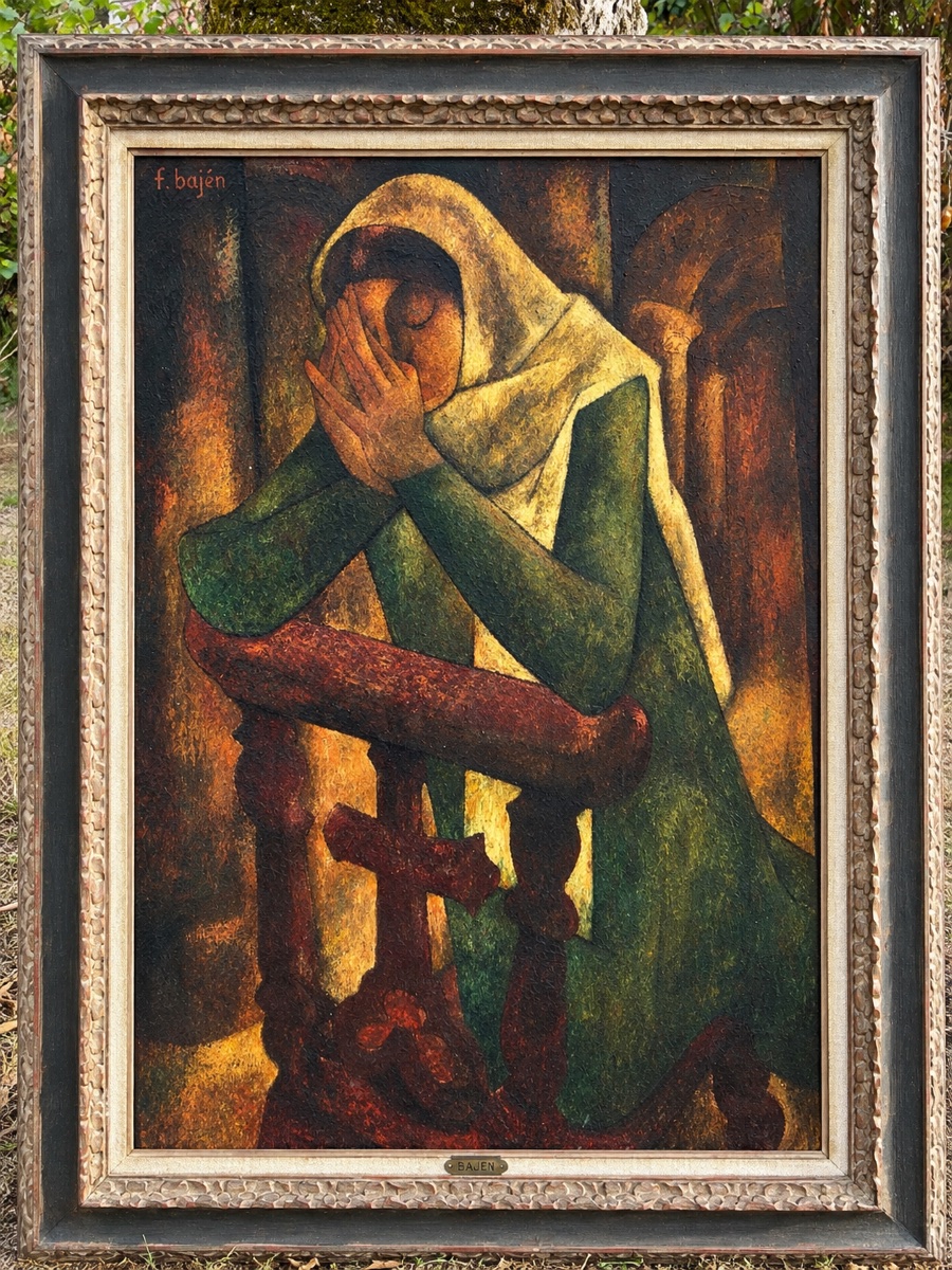 Francisco Bajén, Oil On Canvas, Framed 